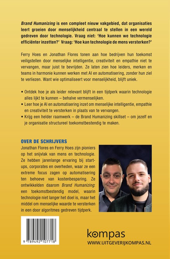 Achterkant Brand Humanizing